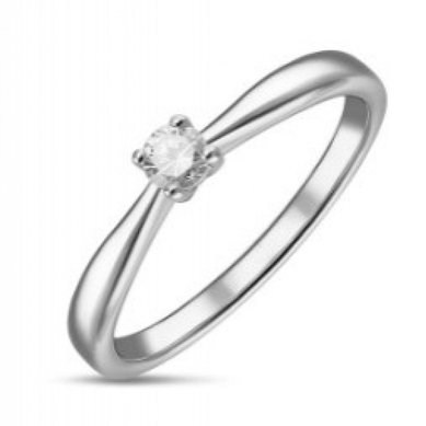 Помолвочное кольцо R01-SOL60-010-G2-М12483 - Ювелирный бренд Московский ювелирный завод