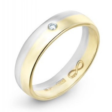 Обручальное кольцо R01-WED-00020-М12506 - Ювелирный бренд Московский ювелирный завод